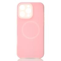 Чехол Liquid Silicone Full с поддержкой MagSafe для iPhone 16 Pro Max pink