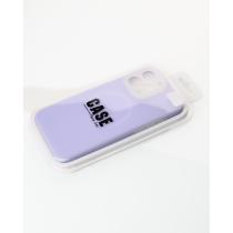 Чехол Liquid Silicone Full с поддержкой MagSafe для iPhone 16 Pro violet