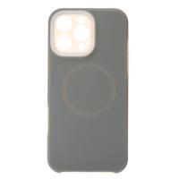 Чехол Liquid Silicone Full с поддержкой MagSafe для iPhone 16 Pro stone gray