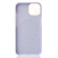Чехол Liquid Silicone Full с поддержкой MagSafe для iPhone 15 violet