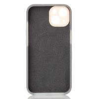 Чехол Liquid Silicone Full с поддержкой MagSafe для iPhone 15 stone gray