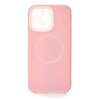 Чехол Liquid Silicone Full с поддержкой MagSafe для iPhone 13 Pro pink