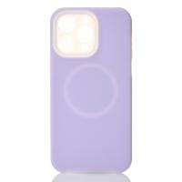 Чехол Liquid Silicone Full с поддержкой MagSafe для iPhone 13 Pro violet