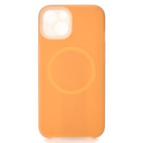 Чехол Liquid Silicone Full с поддержкой MagSafe для iPhone 13 orange