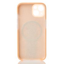 Чехол Liquid Silicone Full с поддержкой MagSafe для iPhone 13 orange