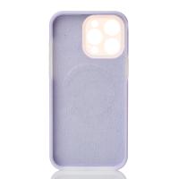 Чехол Liquid Silicone Full с поддержкой MagSafe для iPhone 14 Pro violet