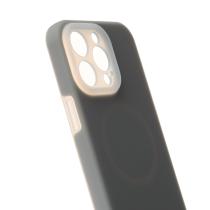 Чехол Liquid Silicone Full с поддержкой MagSafe для iPhone 14 Pro stone gray