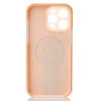 Чехол Liquid Silicone Full с поддержкой MagSafe для iPhone 14 Pro Max orange