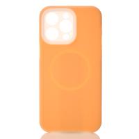 Чехол Liquid Silicone Full с поддержкой MagSafe для iPhone 15 Pro Max orange