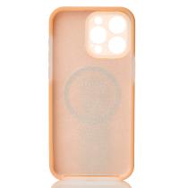 Чехол Liquid Silicone Full с поддержкой MagSafe для iPhone 15 Pro Max orange
