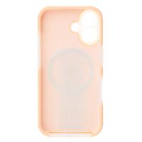 Чехол Liquid Silicone Full с поддержкой MagSafe для iPhone 16 orange