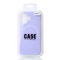 Чехол Liquid Silicone Full с поддержкой MagSafe для iPhone 17 violet