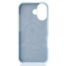 Чехол Liquid Silicone Full с поддержкой MagSafe для iPhone 17 blue fog