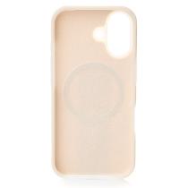 Чехол Liquid Silicone Full с поддержкой MagSafe для iPhone 17 cream