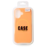 Чехол Liquid Silicone Full с поддержкой MagSafe для iPhone 17 orange
