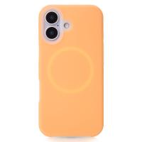 Чехол Liquid Silicone Full с поддержкой MagSafe для iPhone 17 orange