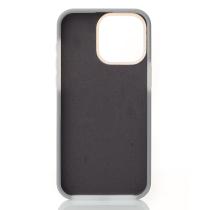 Чехол Liquid Silicone Full с поддержкой MagSafe для iPhone 13 Pro stone gray
