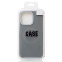 Чехол Liquid Silicone Full с поддержкой MagSafe для iPhone 13 Pro stone gray