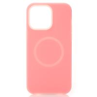 Чехол Liquid Silicone Full с поддержкой MagSafe для iPhone 13 Pro pink