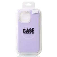 Чехол Liquid Silicone Full с поддержкой MagSafe для iPhone 13 Pro violet