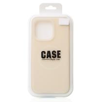 Чехол Liquid Silicone Full с поддержкой MagSafe для iPhone 13 Pro cream