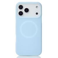 Чехол Liquid Silicone Full с поддержкой MagSafe для iPhone 17 Pro blue fog