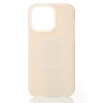 Чехол Liquid Silicone Full с поддержкой MagSafe для iPhone 13 Pro cream