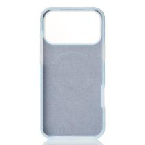 Чехол Liquid Silicone Full с поддержкой MagSafe для iPhone 17 Pro blue fog