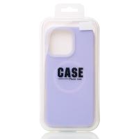 Чехол Liquid Silicone Full с поддержкой MagSafe для iPhone 16 Pro violet
