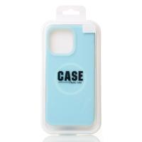 Чехол Liquid Silicone Full с поддержкой MagSafe для iPhone 16 Pro blue fog