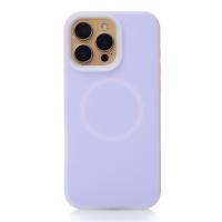 Чехол Liquid Silicone Full с поддержкой MagSafe для iPhone 16 Pro Max violet