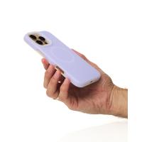 Чехол Liquid Silicone Full с поддержкой MagSafe для iPhone 16 Pro Max violet