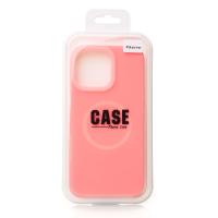 Чехол Liquid Silicone Full с поддержкой MagSafe для iPhone 16 Pro Max pink