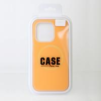 Чехол Liquid Silicone Full с поддержкой MagSafe для iPhone 13 Pro Max orange