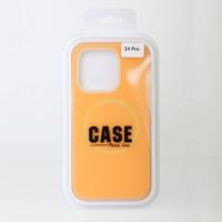 Чехол Liquid Silicone Full с поддержкой MagSafe для iPhone 14 Pro orange