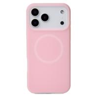 Чехол Liquid Silicone Full с поддержкой MagSafe для iPhone 17 Pro pink