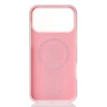 Чехол Liquid Silicone Full с поддержкой MagSafe для iPhone 17 Pro pink