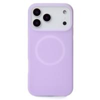 Чехол Liquid Silicone Full с поддержкой MagSafe для iPhone 17 Pro Max violet