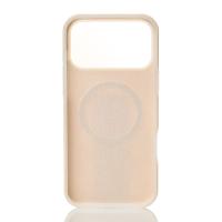 Чехол Liquid Silicone Full с поддержкой MagSafe для iPhone 17 Pro cream