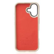 Силіконовий чохол Slim Ring Leather Textured з підтримкою MagSafe для iPhone 16 natural titanium