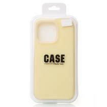 Чехол Liquid Silicone Full с поддержкой MagSafe для iPhone 13 Pro Max sunglow