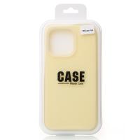 Чехол Liquid Silicone Full с поддержкой MagSafe для iPhone 15 Pro Max sunglow