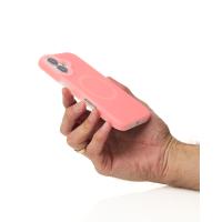 Чехол Liquid Silicone Full с поддержкой MagSafe для iPhone 16 pink