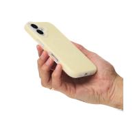 Чехол Liquid Silicone Full с поддержкой MagSafe для iPhone 16 sunglow