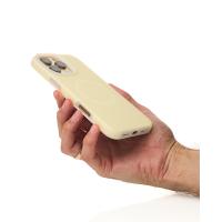 Чехол Liquid Silicone Full с поддержкой MagSafe для iPhone 16 Pro sunglow