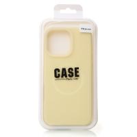 Чехол Liquid Silicone Full с поддержкой MagSafe для iPhone 16 Pro Max sunglow