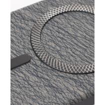 Чехол LUXURY Leather Case с поддержкой MagSafe для iPhone 14 Pro natural titanium