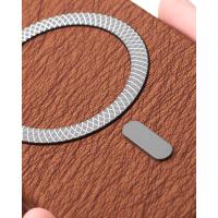 Чехол LUXURY Leather Case с поддержкой MagSafe для iPhone 16 brown