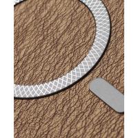 Чехол LUXURY Leather Case с поддержкой MagSafe для iPhone 16 desert titanium