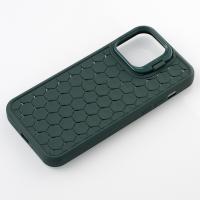 Чехол MagSafe MOSAIC для iPhone 15 Pro темно-зеленый